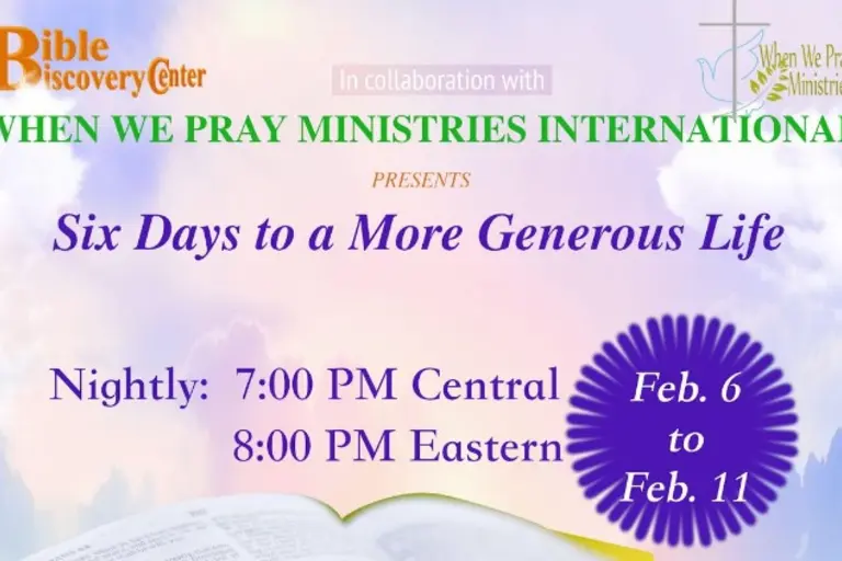 When We Pray Ministries International Six Days of Prayer