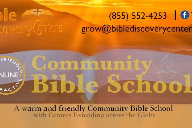 Bible Discovery Center Community Bible School Flyer